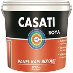 Resim Skygo Casati Su Bazlı Panel Kapı Boyası Beyaz 0,75 Litre 