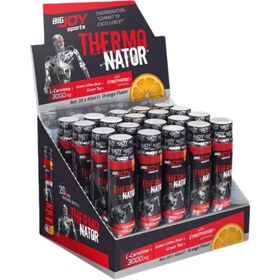 Resim BİGJOY Sports Thermonator Karnitin 40ml x 20 shot portakal 