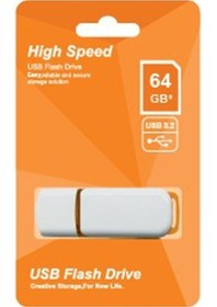 Resim Elba 64gb Plastik Beyaz-turuncu 3.2 Usb Flash Bellek 