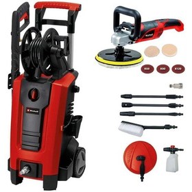 Resim Einhell Te Hp 140 Basınçlı Yıkama Ve Cc Po 1100 2-E Polisaj Makin 