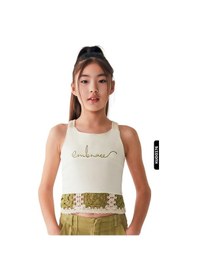 Resim Xo Kids Kız Çocuk Bluz 8-14 Yaş 36391 Haki - Krem 