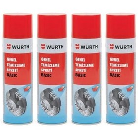Resim 4 Adet Würth Genel Temizleme Spreyi 500 Ml 