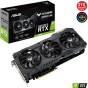 Resim GEFORCE TUF-RTX3060-O12G-V2-GAMING 12GB GDDR6 192bit 1882Mhz OC 2xHDMI 3xDP EKRAN KARTI 