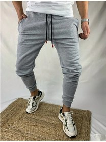 Resim Joza Outdoors Gri Paça Lastik Eşofman Altı 