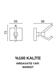 Resim Çelik Banyo Paslanmaz Pirinç Kumru 1 Li Askılık Gri 