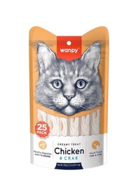 Resim Wanpy Tavuk-yengeç Krema Kedi Ödülü 25x14gr 