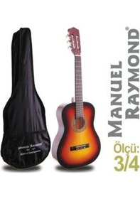 Resim Klasik Gitar Junior Manuel Raymond Mrc87sb Kılıf Hediye 