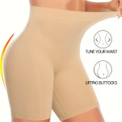 Resim Kadınların Karın Kontrolü, Kalça Kaldırma ve Bacak Şekillendirme için Zayıflama Şortları - Yüksek Destek, Nefes Alabilir ve Rahat Spor Yoga Pantolonları ile Karın Kontrolü 
