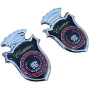 Resim Cadillac Araç Direk Arması 2 Adet 