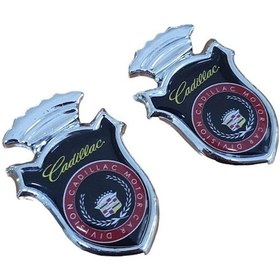 Resim Cadillac Araç Direk Arması 2 Adet 