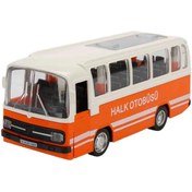 Resim NW NessiWorld Nessiworld Maxx Wheels Sesli ve Işıklı Nostaljik Halk Otobüsü 15 cm 