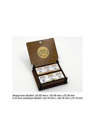 Resim Şemse Mührelenebilir El Yapımı Sanatsal Yarım Tava Yaldız Suluboya 6'lı 