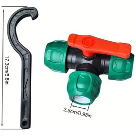 Resim Willowhaven 25mm Kol Vana Kolay Kurulum Bahçe Sulama Sistemleri 