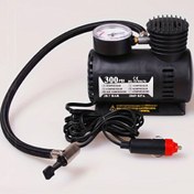 Resim Kompakt 12V Elektrikli Hava Pompası - Arabalar, Bisikletler ve Spor Topları için Taşınabilir Şişirme Pompası | Otomatik Kapanma, Dayanıklılığı Artıran Yavaş Şişirme ve Acil Onarım İçin Lastik Basınç Ölçer Dahil, Canlı Tasarımlı Araç Lastiği Şişirici 