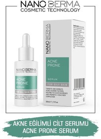 Resim Nanoderma Akne Eğilimli Cilt Serum Sivilce Akne Karşıtı Gözenek S 
