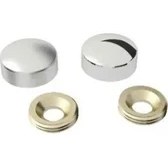 Resim Vida Kapama Kapağı 15 Mm, Krom - 10 Adet 