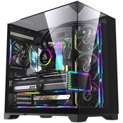 Resim SNT Subzero Plus 7 x Argb Fan Uzaktan Kumanda Midi Tower Atx Siyah Oyuncu Kasası 