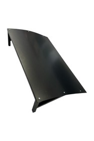 Resim LICCIA Metal Kapı Pencere Üstü Pratik Sundurma 115 cm x 60 cm x 25 cm Siyah Renk 