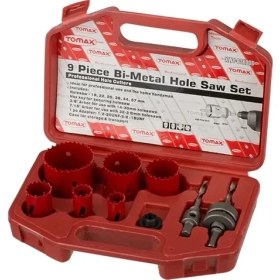 Resim Bi-Metal Panç Takımı - 9`lu Set (19-57 Mm), Ahşap Için, Çantalı 