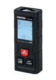 Resim Proter Pl 50 R Lazer Metre 50 Mt. Lazer Mesafe Ölçer Kırmızı Lazerli 