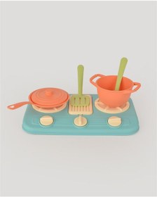 Resim Lc Oyuncak Turkuaz Ocaklı Mutfak Seti 