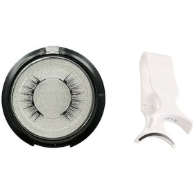 Resim Yaozixa Ub03-4 Doğal Manyetik Kirpik Seti: 4lü Çift + Beyaz Uygulama Klipsi, Saçmağısız, Yenilenebilir, Hızlı Uygulama 