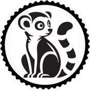 Resim Genel Markalar Lemur Tasarım Sticker 10 x 10 cm 