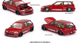 Resim Mini GT 1/64 Honda Civic (EF) Kaido Works V2 KHMG156 