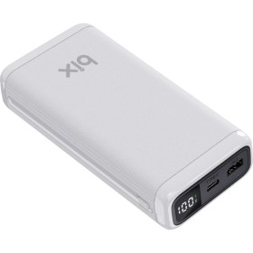 Resim Bix Bxpb21 20000 mAh Usb-A 22.5w Ve Type-C Pd 20w Çift Çıkışlı Led Ekranlı Powerbank Beyaz 