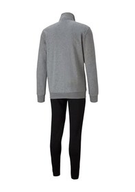 Resim Puma Clean Sweat Suit Erkek Günlük Eşofman Takımı 58584003 Gri 58584003 Gri 