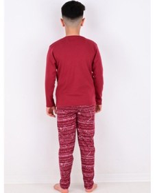 Resim Vitmo Erkek Çocuk Pijama Takımı Moon Uzun Kollu Pamuklu 1008 