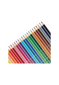 Resim Faber-Castell Karton Kutu Sulu Boya Kalemi, 24 Renk, Suda Çözünebilir, Fırça ve Kalem Hediyeli 