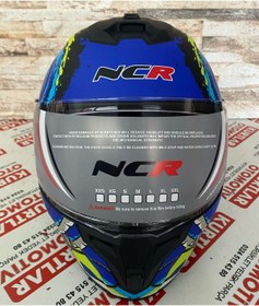 Resim NCR Rapid Tam Kapalı Kask Uzaylı Versiyon 