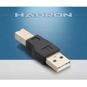 Resim Hadron IRON-2606 USB Erkek 4 Pın Erkek Yazıcı Adaptör 