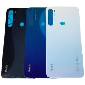 Resim Xiaomi Redmi Note 8 Cam Arka Pil Batarya Kapağı 
