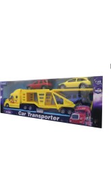 Resim Mega Oyuncak Araç Taşıyıcı Plastik Sarı Tır 