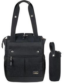 Resim Stylo Platinum (2 In 1) Anne Bebek Bakım Sırt Ve Omuz Çantası - Siyah - Siyah / Standart 