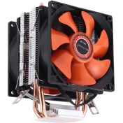 Resim Sones Coolage Amd Cpu Soğutucu Hidrolik Yataklı Soğutma Fanı Çift Soğutma Fanı 3 Pinli Intel Lga775 115x Am2 Am3 Am4 Fm1 Fm2 1366 İçin 