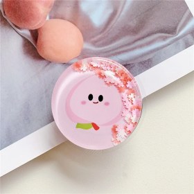 Resim GongtuShop Şeftali Tarzı Sevimli Yumuşak Yaz Meyve Telefon Tutucu Standı Cep Telefonu Tutacağı IPhone Ring Holde Avokado Kız Telefones Celulares Desteği (Yurt Dışından) 