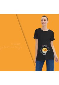 Resim Bk Gift Espri Tasarımlı Siyah Hamile Tişörtü, Hamileye Hediye, Yeni Anne Hediyesi, Arkadaşa Hediye-13 001 