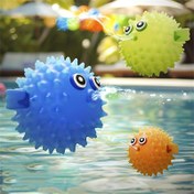 Resim Emici Dalış Balonbalığı Havuz ve Banyo Oyuncakları - Büyük Gözlü Tasarımlı Etkileşimli Su Oyuncaklar 3+, Dayanıklı Plastik Yaz Eğlencesi & Ebeveyn Bağ Kurma Aktiviteleri (Turuncu/Yeşil/Mavi) 