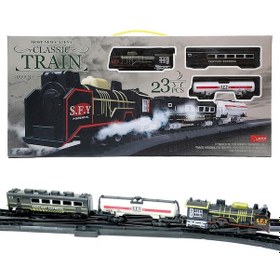 Resim Classic Train Pilli Tren Seti 23 Parça 