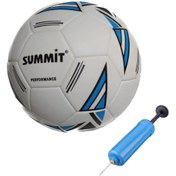 Resim Summit Zilli Futbol Topu Görme Engelliler Için 500 Gr 32 Panel Tüm Hava Koşullarına Uygun No:5 + Pompa 