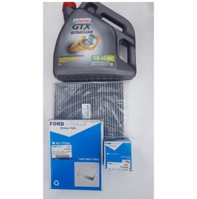 Resim KARFRD Fiesta 2002-2008 Castrol 10w-40 Yağlı Komple Bakım Seti 