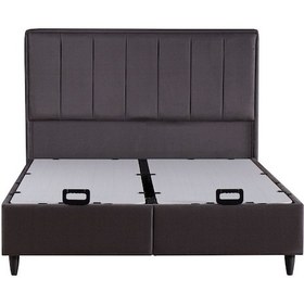 Resim Kilim Mobilya Royal Plus Sandıklı Baza Başlık Seti Antrasit 150 X 200 