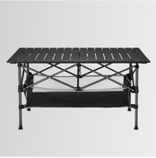 Resim Funky Chaırs Family Large Katlanabilir Alüminyum Kamp Masası 95x Siyah 