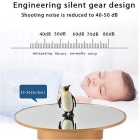 Resim Novahub 20cm Aynalı Pikap Standı - Video Çekim Aksesuarları - Altın Renk 