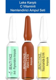 Resim Beauty Face Pigmentation + Niacinamide & HA + Vitamin C & Hyaluranic Acid Serum 3 x 2 ML 