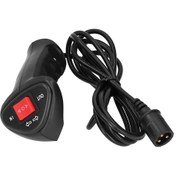 Resim Evrensel Kablolu Vinç Kontrolörü, Araba Off Yol Aracı İçin 9.2ft Kablo İle Vinç El Kontrolü Montajı 