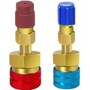 Resim Wangxi Tip 1 1 Takım R1234yf Hızlı Kavrama Adaptörü R1234yf R134a Ac Şarj Sistemi Dönüşüm Kiti 